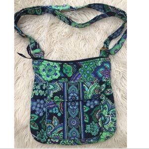 Vera Bradley hipster Crossbody Blue rhapsody Purse